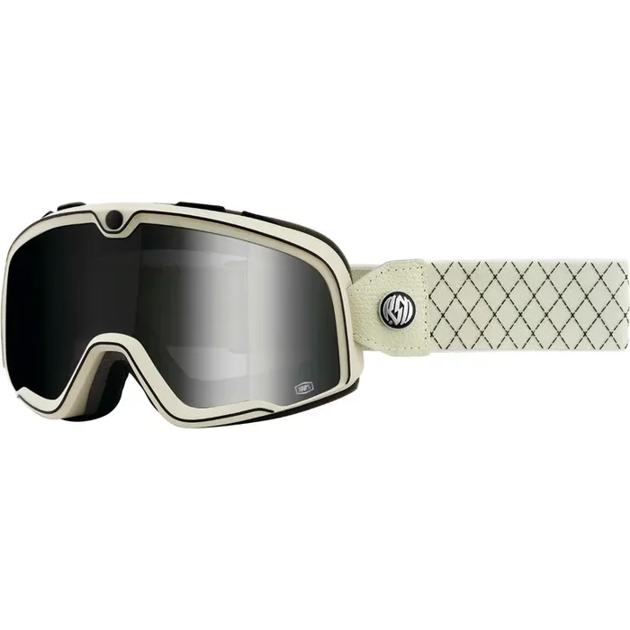 100% Barstow Goggles Roland Sands with Silver Mirror Lens – 50002-381-02