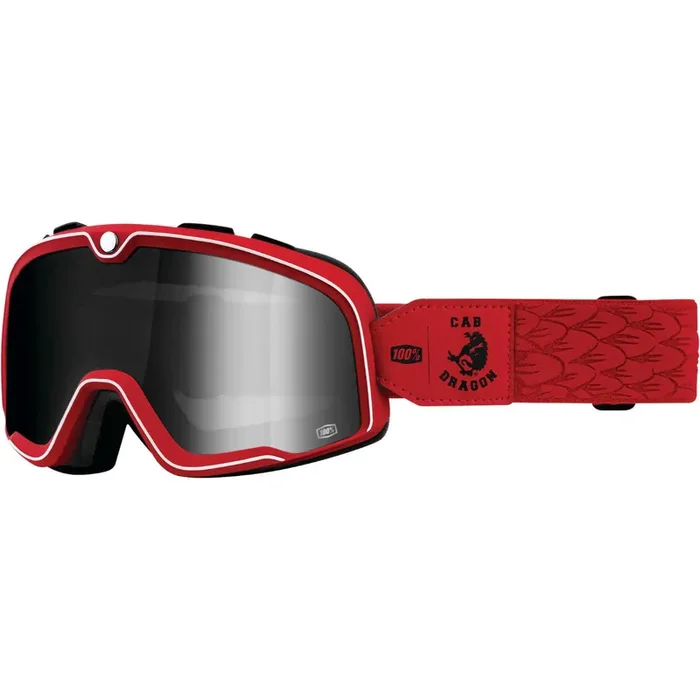 100% Barstow Goggles Steve Caballero with Silver Mirror Lens – 50002-380-02