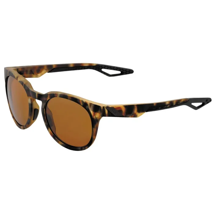 100% Campo Sunglasses Soft Tact Havana with Bronze PeakPolar Lens – 61026-089-49