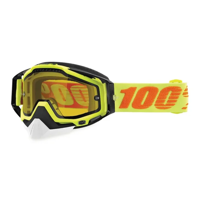 100% Gen1 Racecraft Snow Goggles Attack with Yellow Lens – 50103-026-02