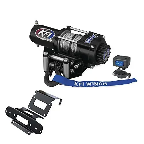 2500 lb KFI Winch Combo Kit 2007-2013 Honda TRX420 Rancher 4×4 2014 AT NEW