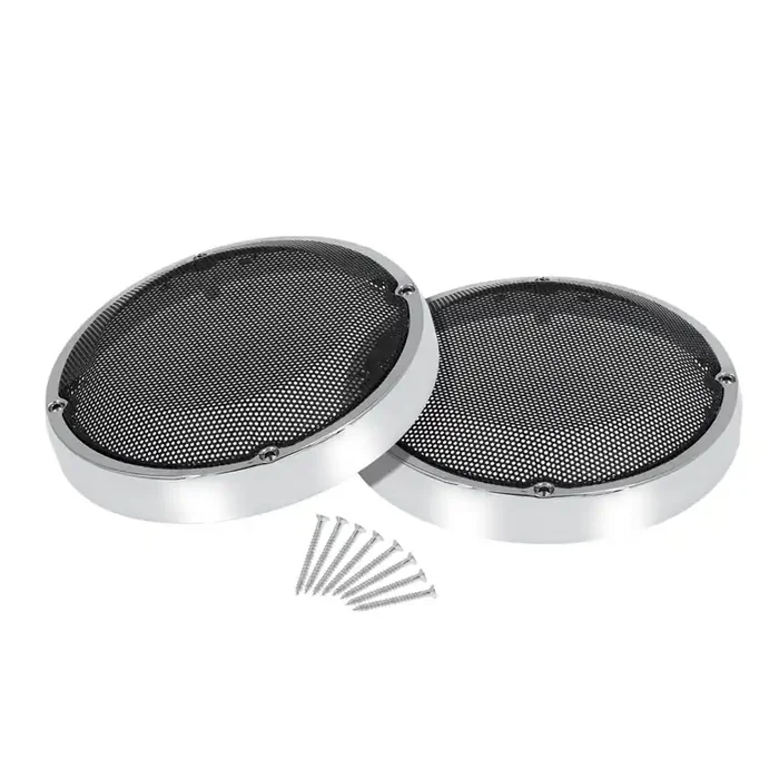 6.5″ Saddlebag Lid Speaker Grill Cover Fit For Electra Street Glide 1983-2020 Mactions