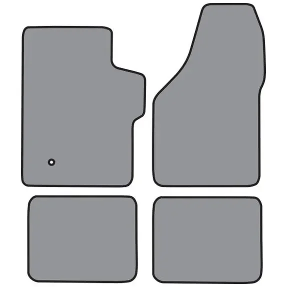 ACC Floor Mat 4pc (FM363 FM363R) For 2008-2016 Ford F-250 Super Duty Crew Cab – CHOOSE COLOR