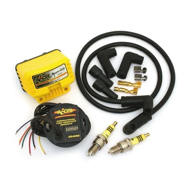 Accel single fire ignition system kit 75-99 B.T. (excl. Twin Cam)