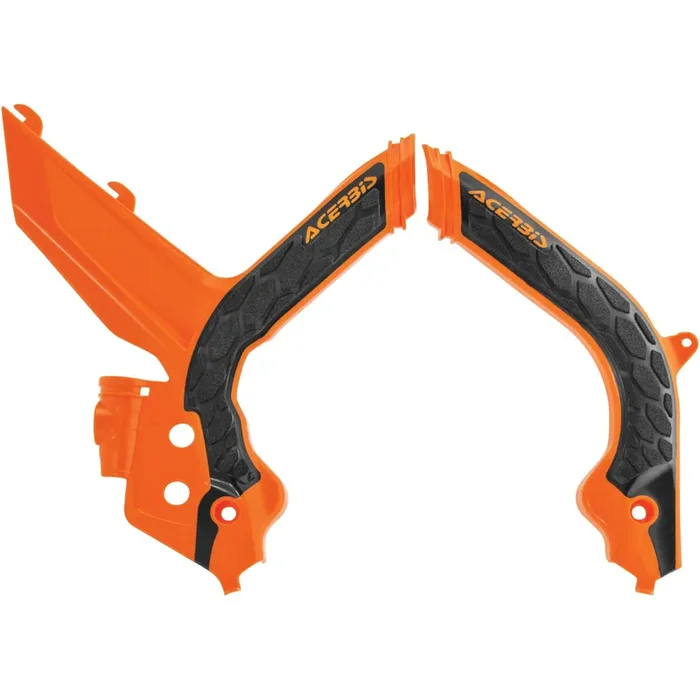 Acerbis 16 Orange/Black X-Grip Frame Guard – 2733445225