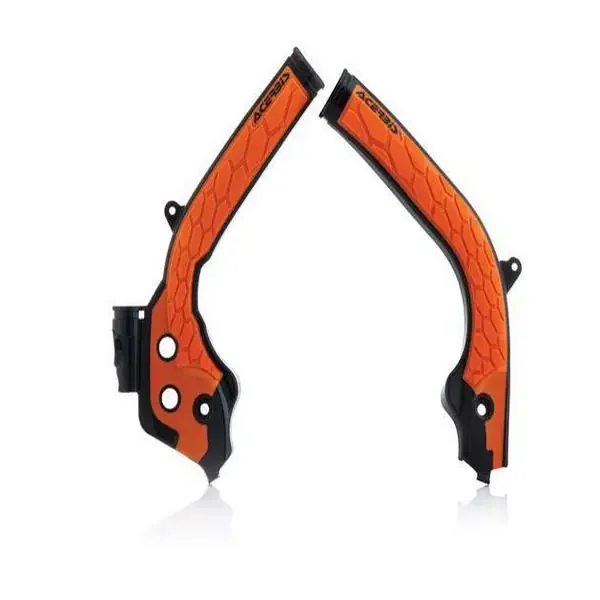 Acerbis Black/16 Orange X-Grip Frame Guard – 2449535229