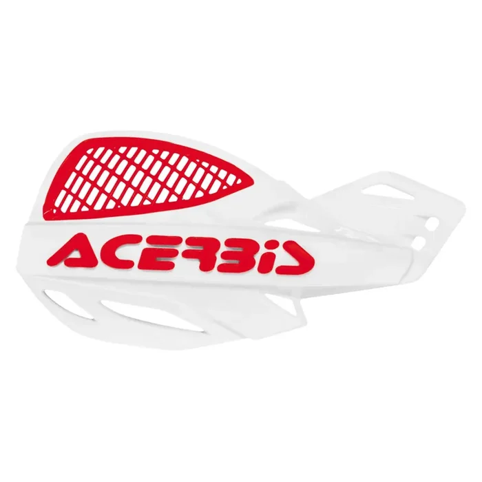 Acerbis White/Red Uniko Vented Handguards – 2072671030