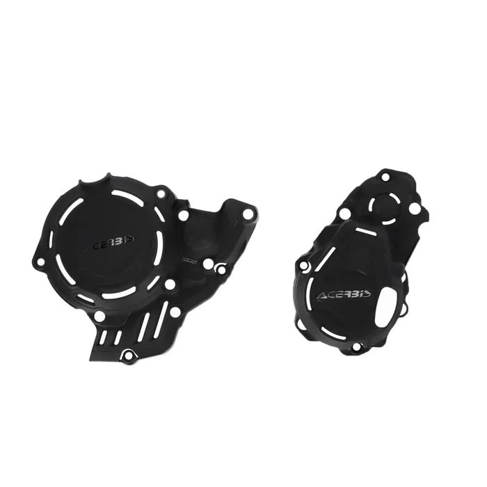 ACERBIS X-POWER CRANKCASE AND IGNITION/CLUTCH COVERS BLACK KTM/HUSQVARNA FC/FX/SX-F/XC-F 250-350 23-24