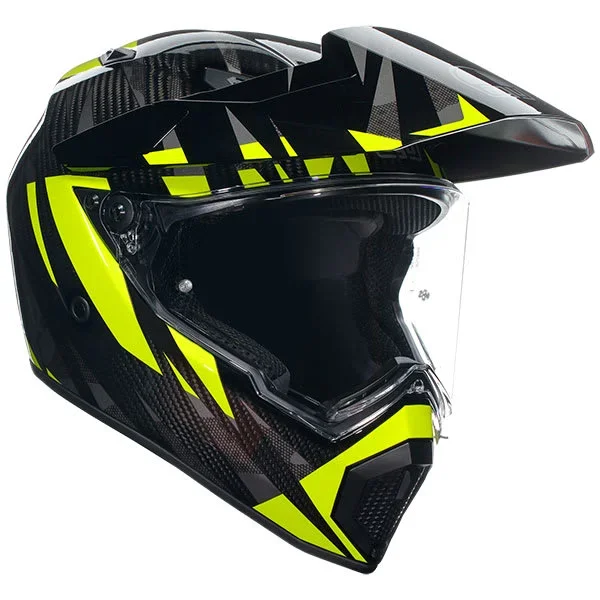 AGV AX9 22.06 – Steppa Carbon / Grey / Fluo Yellow
