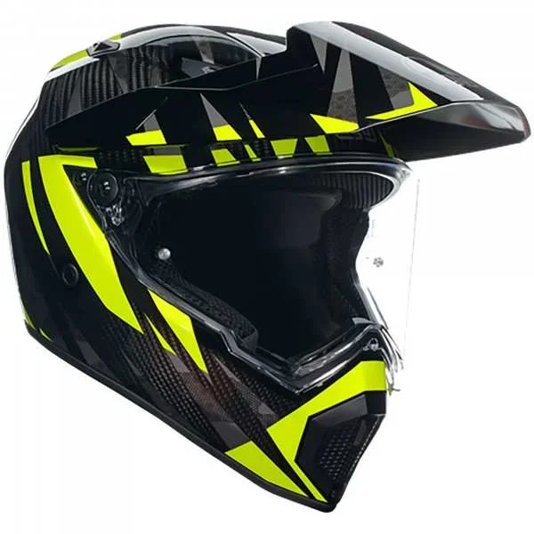 AGV AX9 – Steppa Carbon / Grey / Fluo Yellow