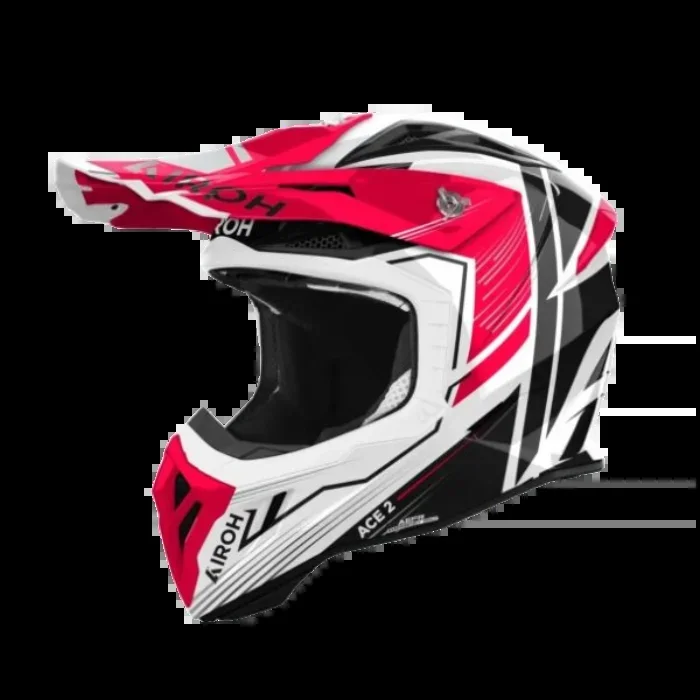 AIROH AVIATOR ACE 2 ENGINE RED GLOSS MX HELMET