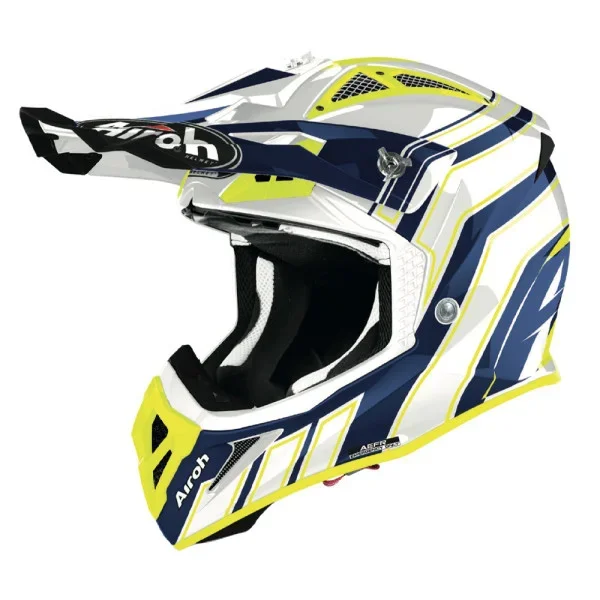 Airoh Aviator Ace Art Blue Gloss – Off Road Helmets