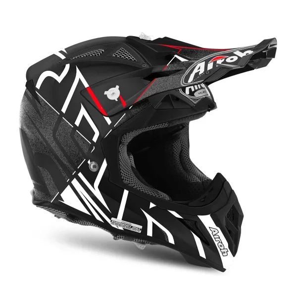 Airoh Aviator Peak Styling Red Matt – Off Road Helmets