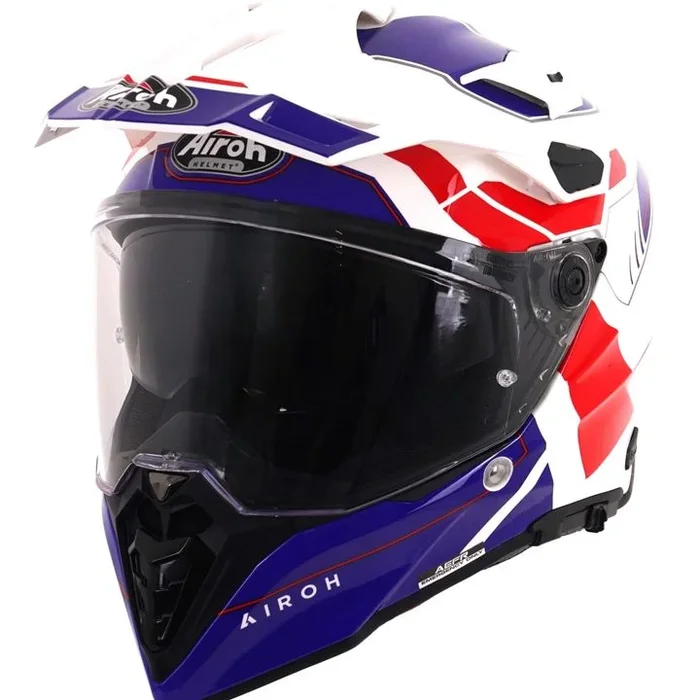Airoh Commander 2 Helmet – Reveal Blue/Red Gloss