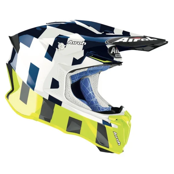 Airoh Twist 2.0 Frame Blue Gloss – Off Road Helmets
