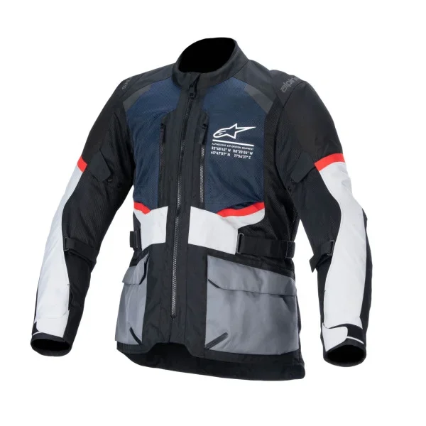 Alpinestars Andes Air DS JKT D/Blue/Blk/Ice Grey – Textile Jackets