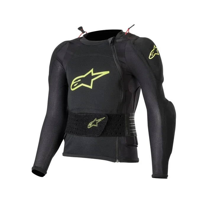 ALPINESTARS BIONIC PLUS YOUTH PROTECTION JACKET – LONG SLEEVE BLACK YELLOW FLUO