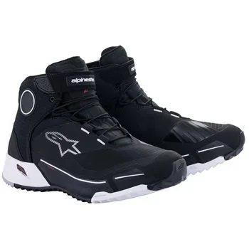 Alpinestars CR-X Drystar Motorcycle Shoes (Black|White)