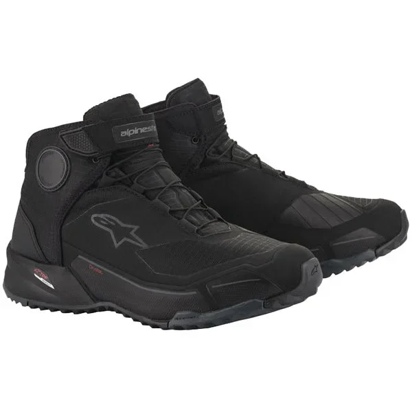 Alpinestars CR-X Drystar Riding Shoes – Black / Black