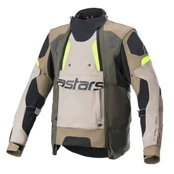 Alpinestars Halo Drystar Motorcycle Jacket (Khaki/Sand/Yellow)