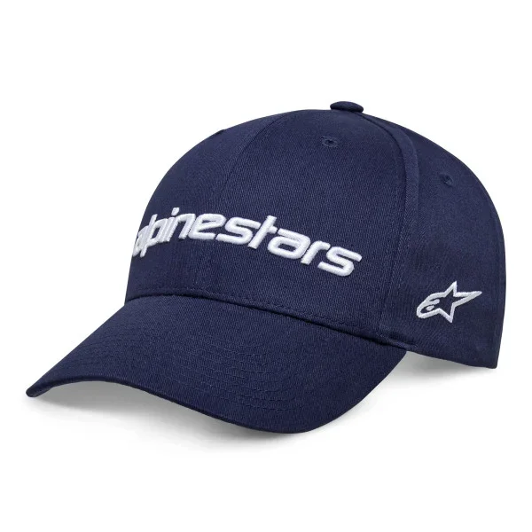 Alpinestars Linear Wordmark 2.0 Hat Navy White – Hats & Headwear