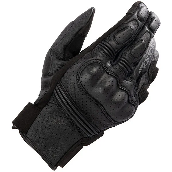 Alpinestars Phenom Air Leather Gloves – Black / Black