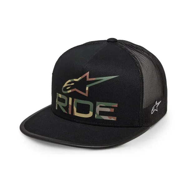 Alpinestars Ride 4.0 Camo Trucker Hat Black – Hats & Headwear