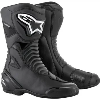 Alpinestars SMX-S Waterproof Motorcycle Boot (Black)
