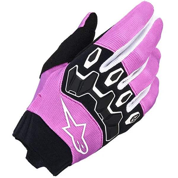 Alpinestars Stella Full Bore v2 Textile Gloves – Violet / White / Black