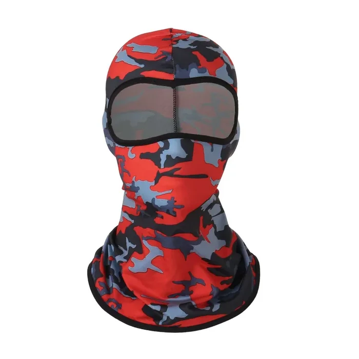 Balaclava camo red