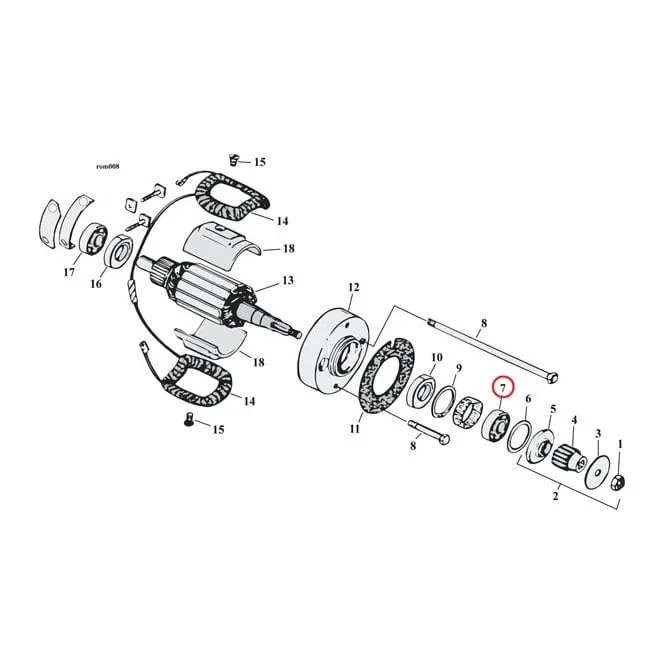 Bearing, Generator Drive End