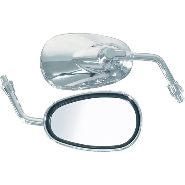 Bike It Mini Chrome XV Type Universal Mirrors – Pair