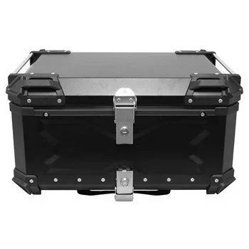 BikeTek 65 Litre Rigid Aluminium Luggage Top Box