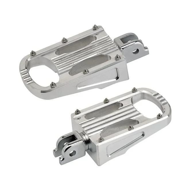 Biltwell Punisher XL rider foot pegs polished 18-21 Softail with foot pegs (rider)