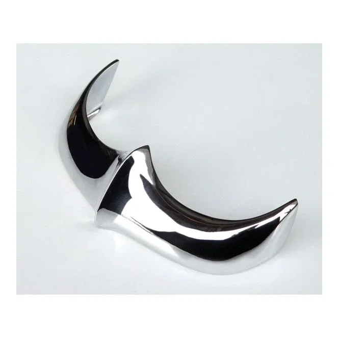 Cast Rear Fender Tip. Chrome