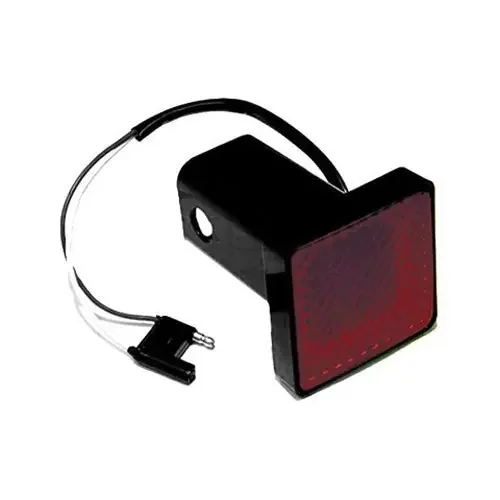 Cequent 80980 Receiver Tube Cover, 2″ Sq. Brake Light W/4-Flat Plug Unbrande