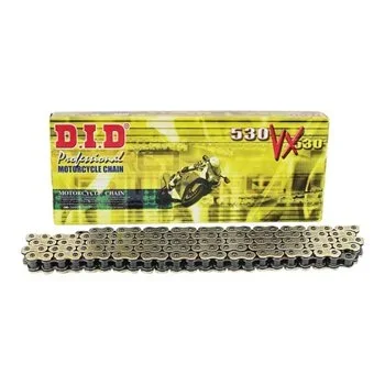 DID 530 VX3 Gold X Ring Chain (122 Links)