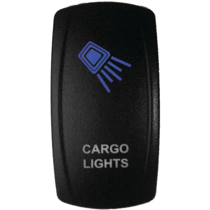 DragonFire Racing Laser-Etched Dual LED Switch – Cargo Light – Blue – 04-0095