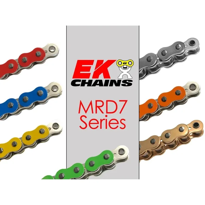EK 520-MRD7 MX Drive Chain – 120 Links (Specify Color) Clip Master Link