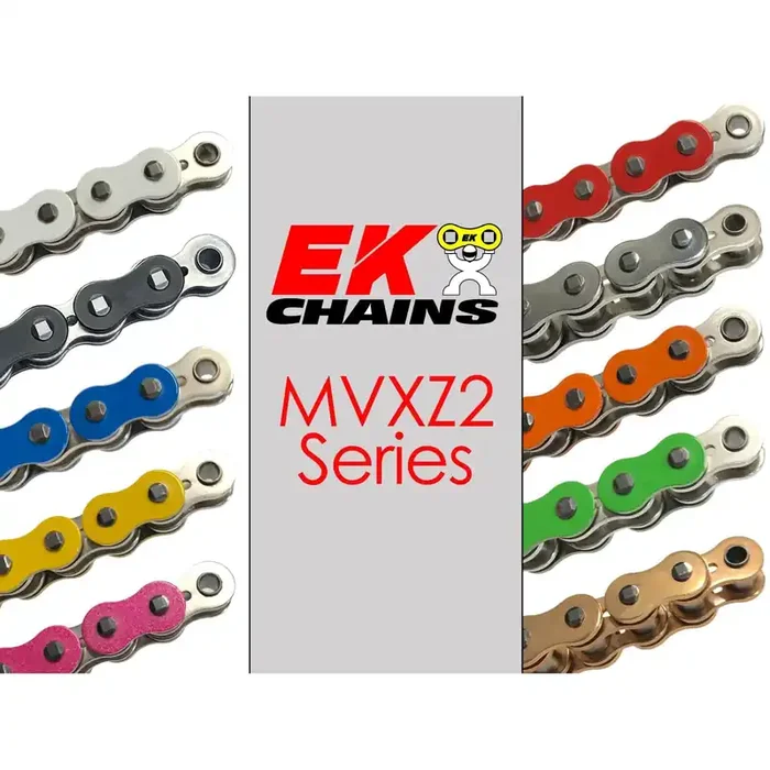 EK 530-MVXZ2 Motorcycle Drive Chain (Specify Links and Color) Rivet Master Link