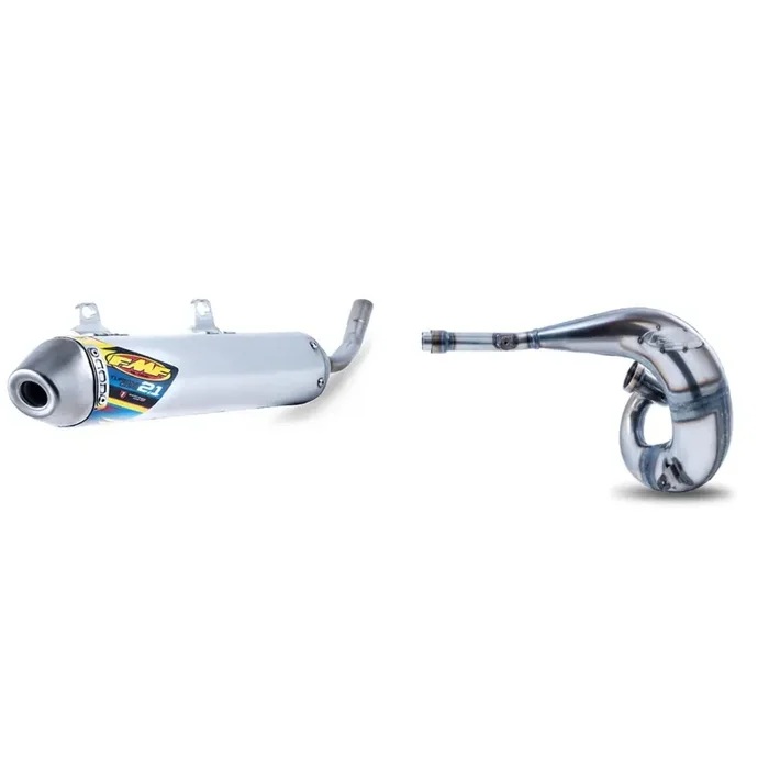 FAC Fatty Exhaust Pipe & Turbinecore 2.1 Silencer w/ Arrestor HUSQ TE 300 2017