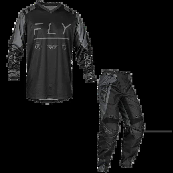 FLY RACING 2024 F-16 KIT COMBO (BLACK/CHARCOAL)