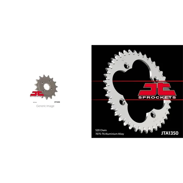 Front Steel Sprocket & Aluminum Rear Sprocket Kit for HONDA TRX400X 2009-2014