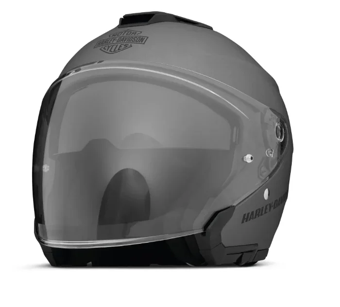 Harley Davidson Maywood II Sun Shield H33 3/4 Helmet – Matte Black Silver 98160-22EX