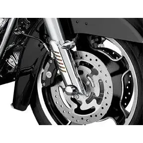 Harley FLHX Street Glide 06-13Fork Leg Deflector Shields Lower Chrome Kuryakyn