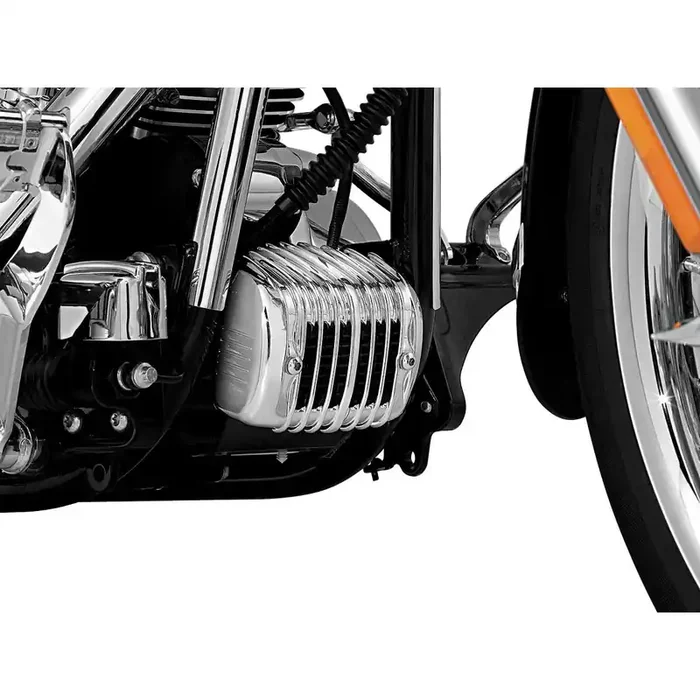 Harley FLSTSB Softail Cross Bones 2008-2011Regulator Cover Chrome by Kuryakyn