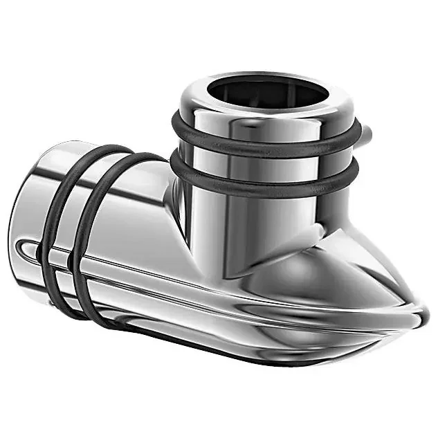 Harley FXSB Softail Breakout 2013Fuel Line Fitting Cover Chrome by Kuryakyn