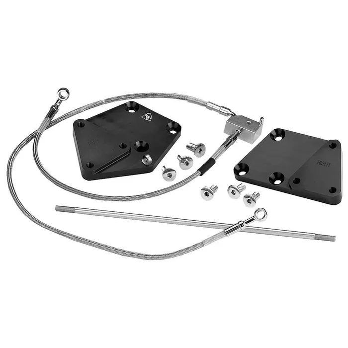 Harley FXST Softail Standard 00-06Forward Control Extension +3″ Blk Arlen Ness