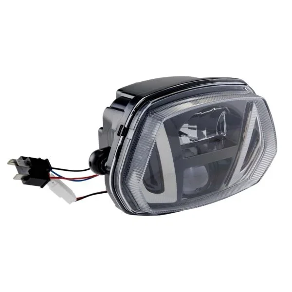 Headlight unit SIP LED Black | Vespa Sprint