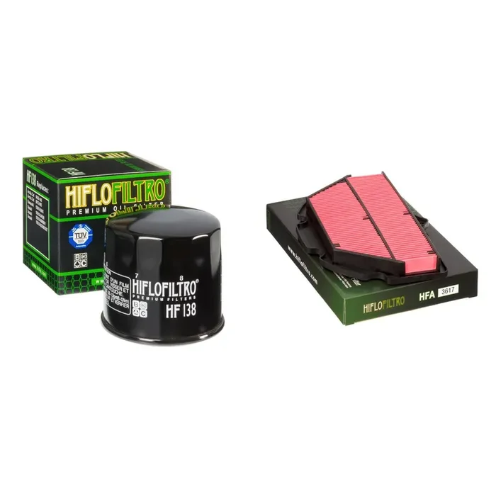 HIFLO FILTRO Oil and Air Filter Kit for SUZUKI GSX-R600 K6,K7,K8,K9,L0 06-10
